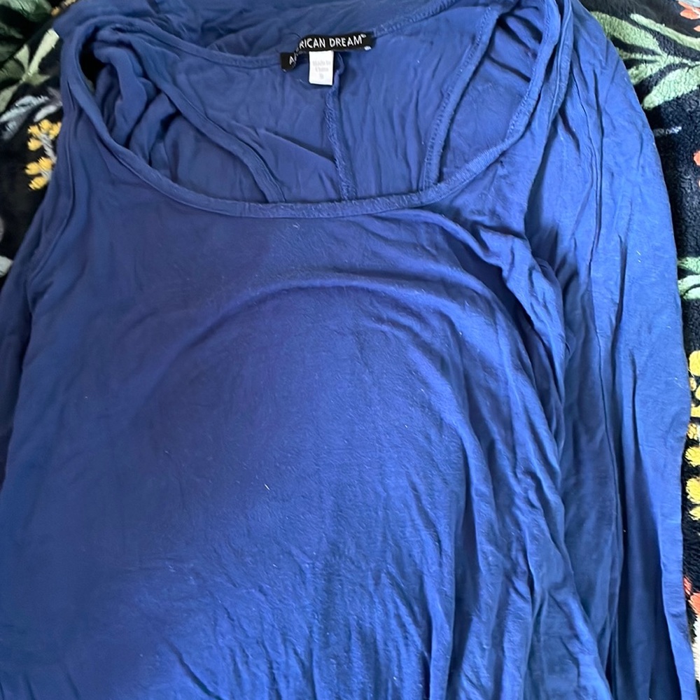 Selling a America dream long blue dress in a size small